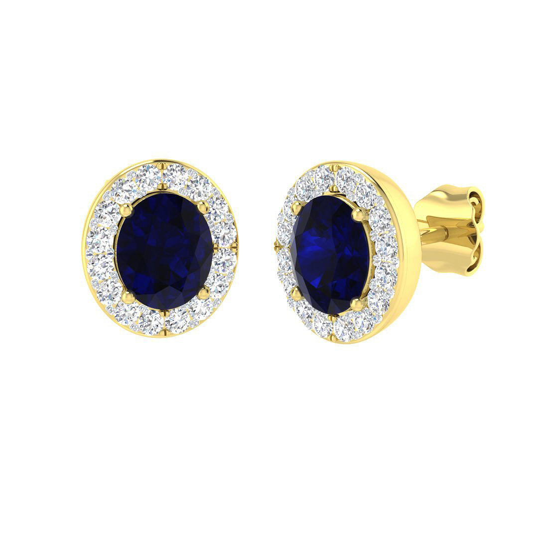 SE4595A — Earrings - 18 KT Yellow Gold