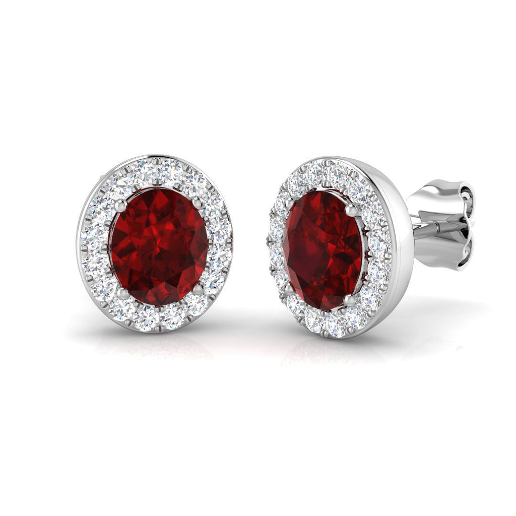 SE4595A — Earrings - 18 KT White Gold