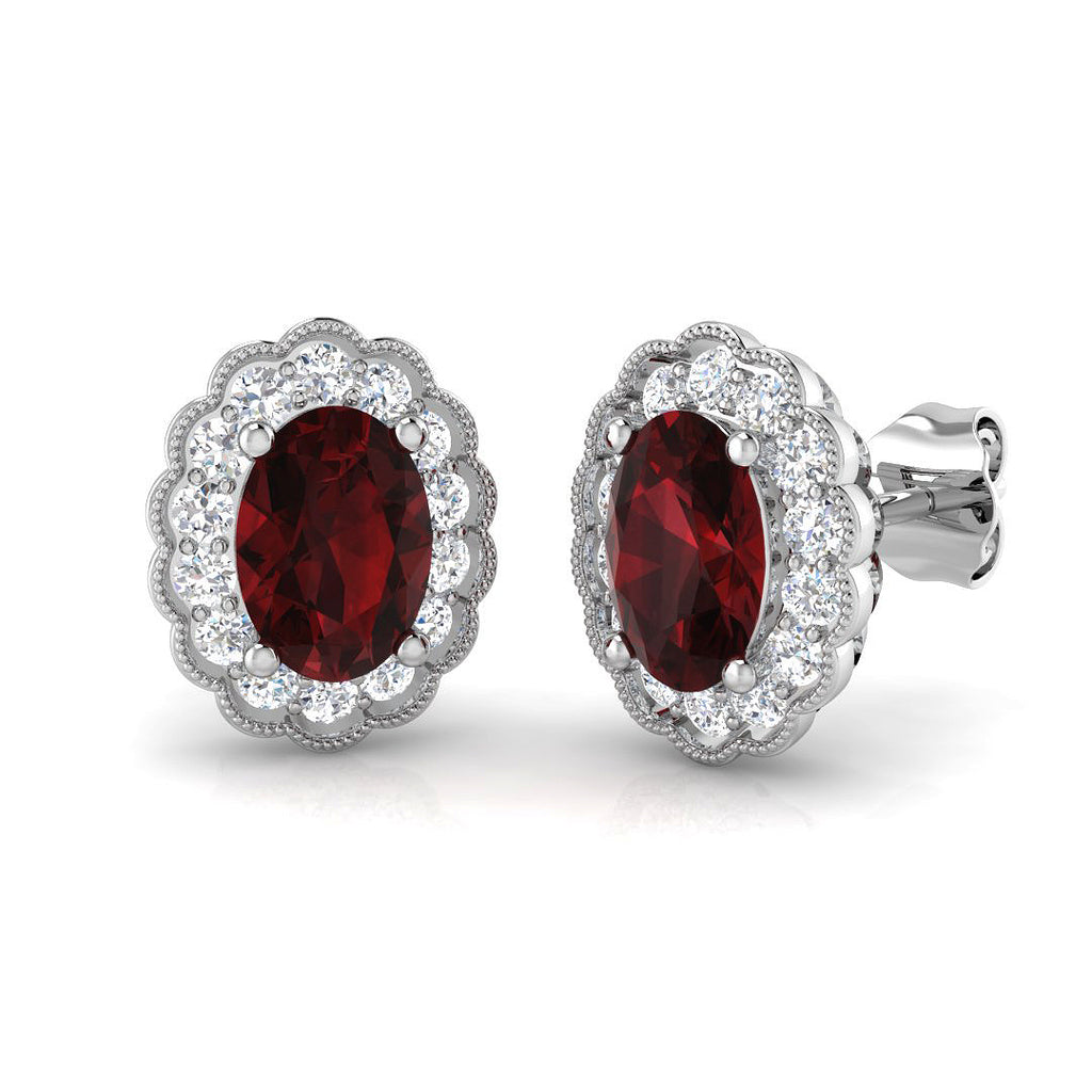 SE4596 — Earrings - 9k White Gold