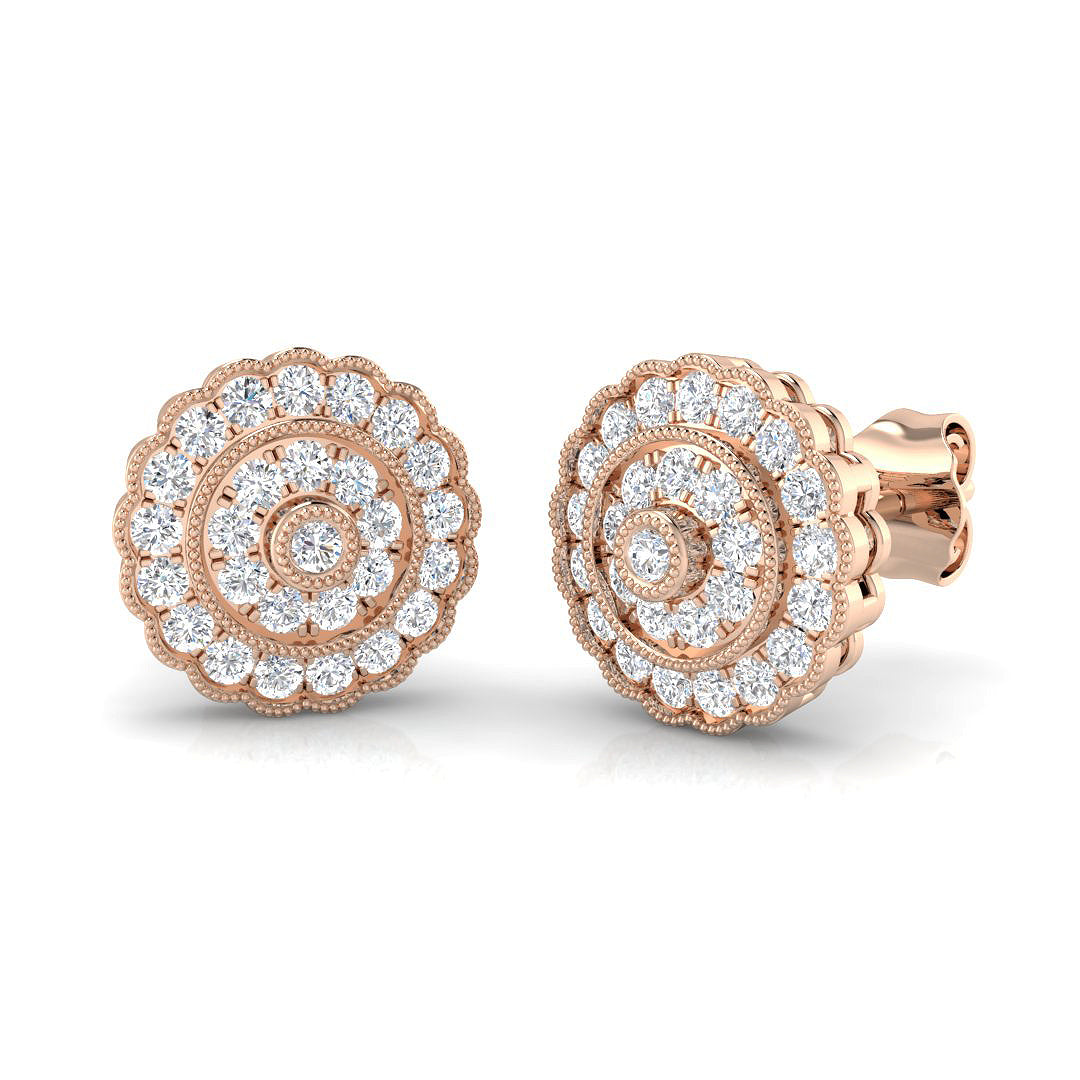 SE4604 — Earrings - 9k Rose Gold
