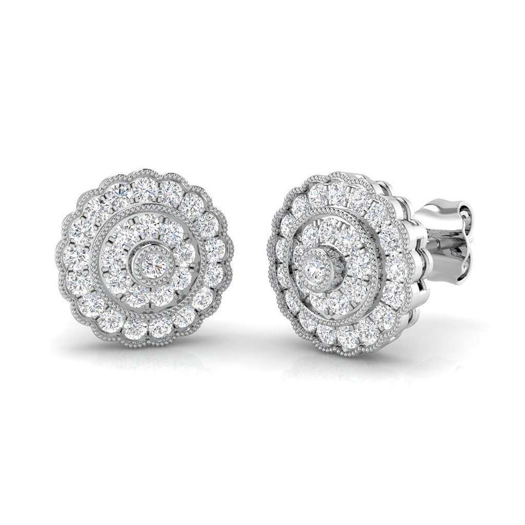 SE4604 — Earrings - 9k White Gold