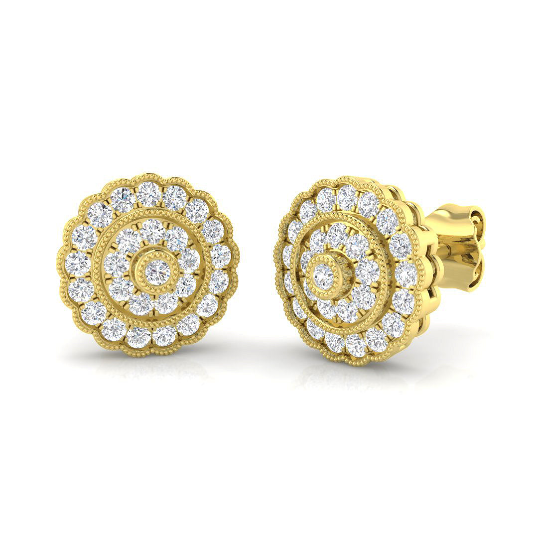 SE4604 — Earrings - 9k Yellow Gold