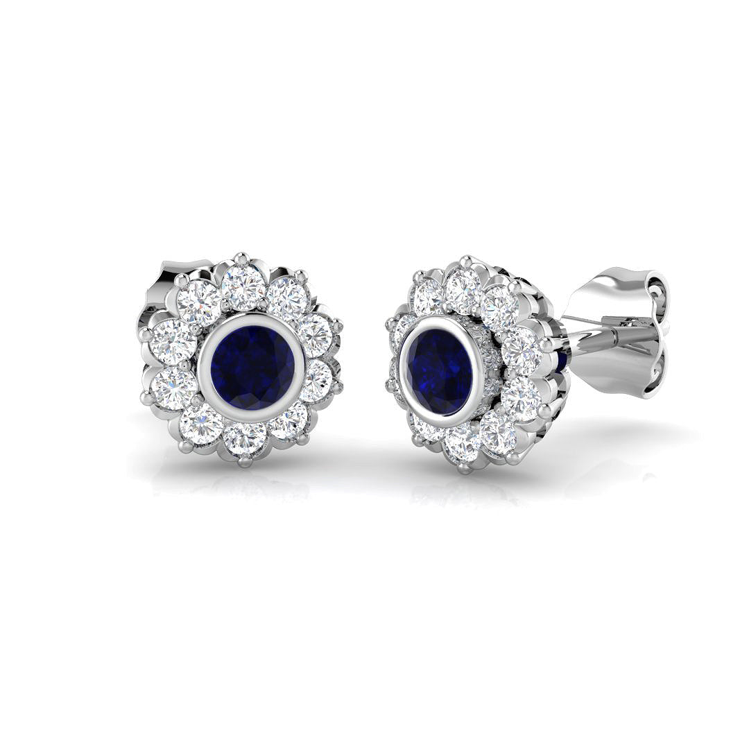 SE4605 — Earrings - 9k White Gold