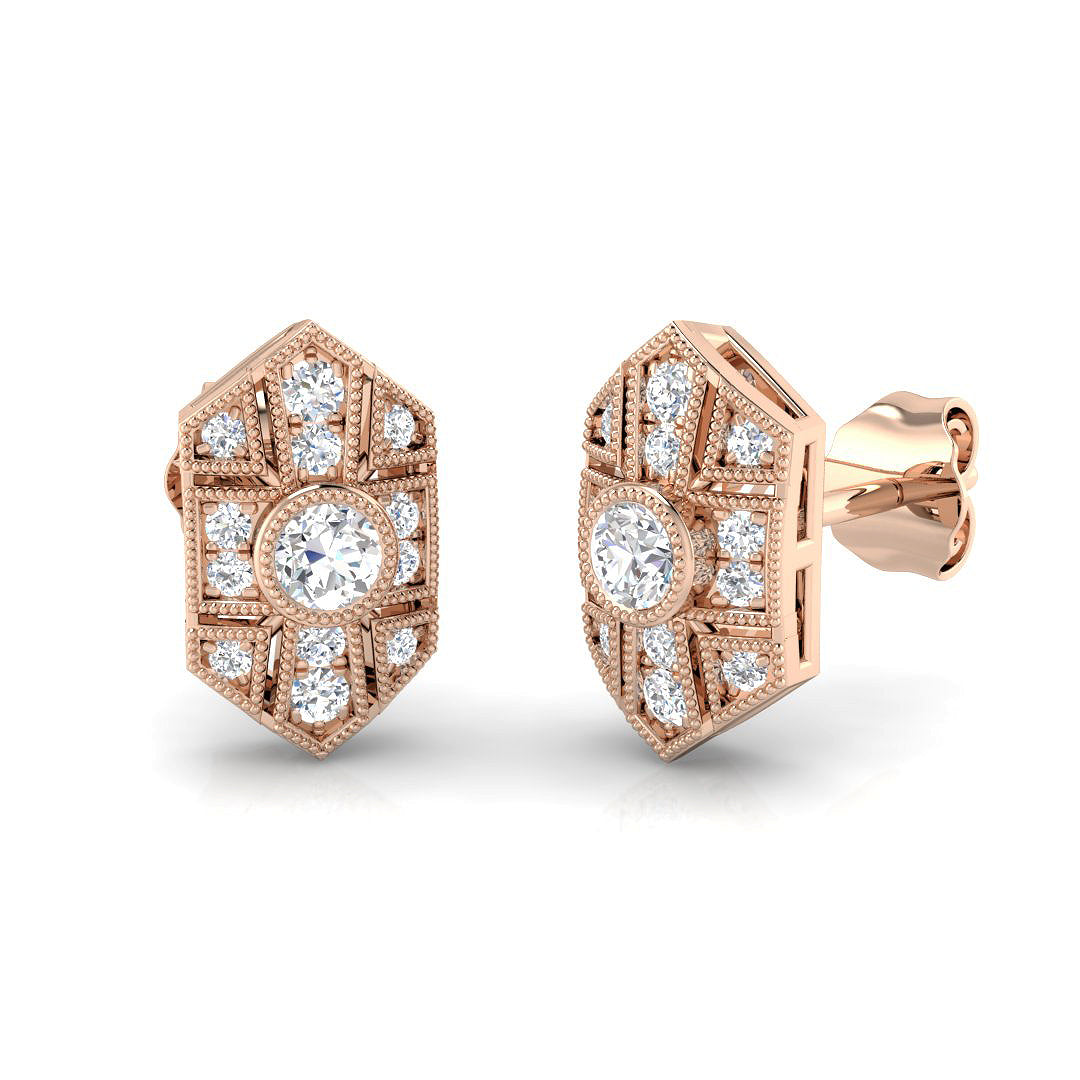 SE4606 — Earrings - 9k Rose Gold