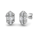 SE4606 — Earrings - 9k White Gold