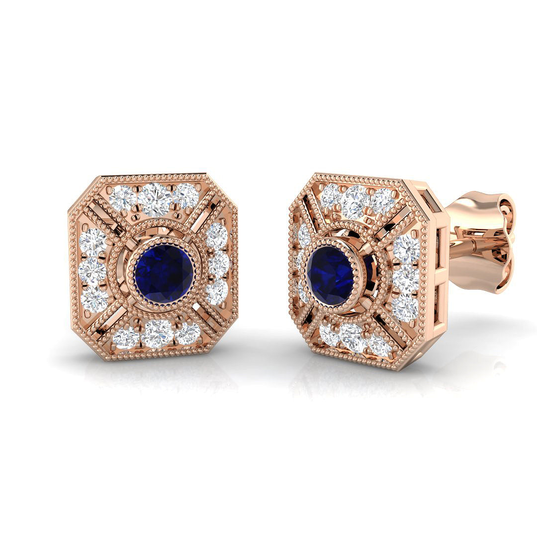 SE4607 — Earrings - 9k Rose Gold
