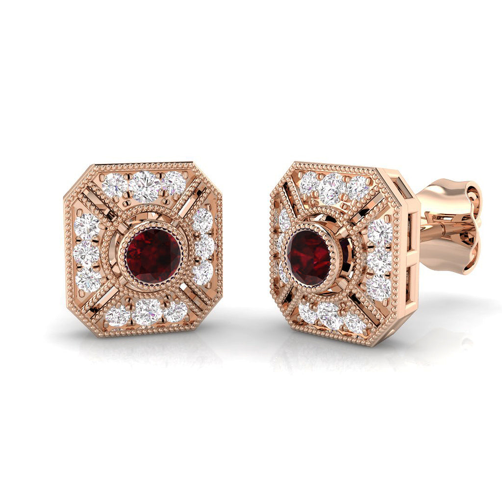 SE4607 — Earrings - 9k Rose Gold