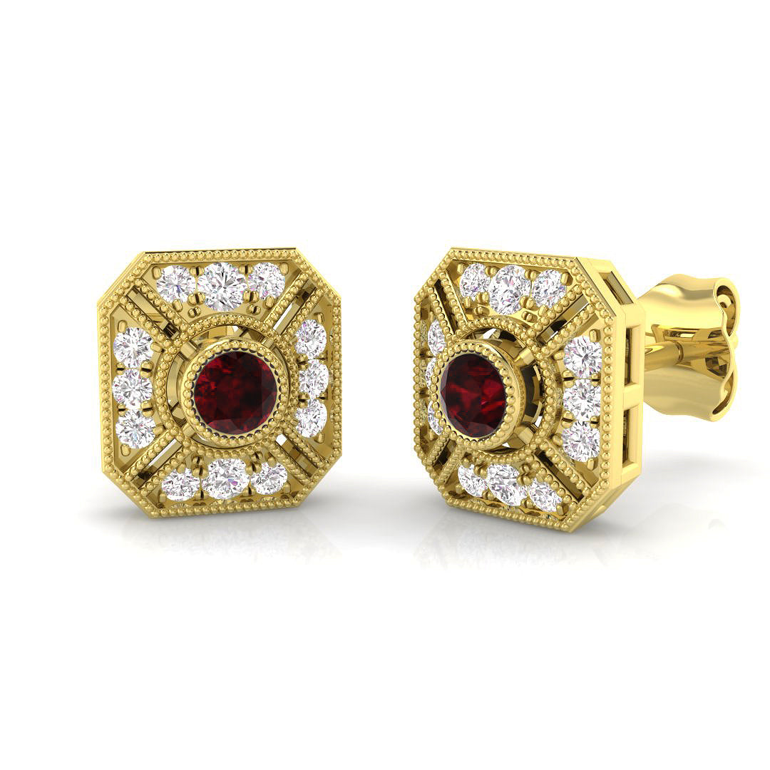 SE4607 — Earrings - 9k Yellow Gold