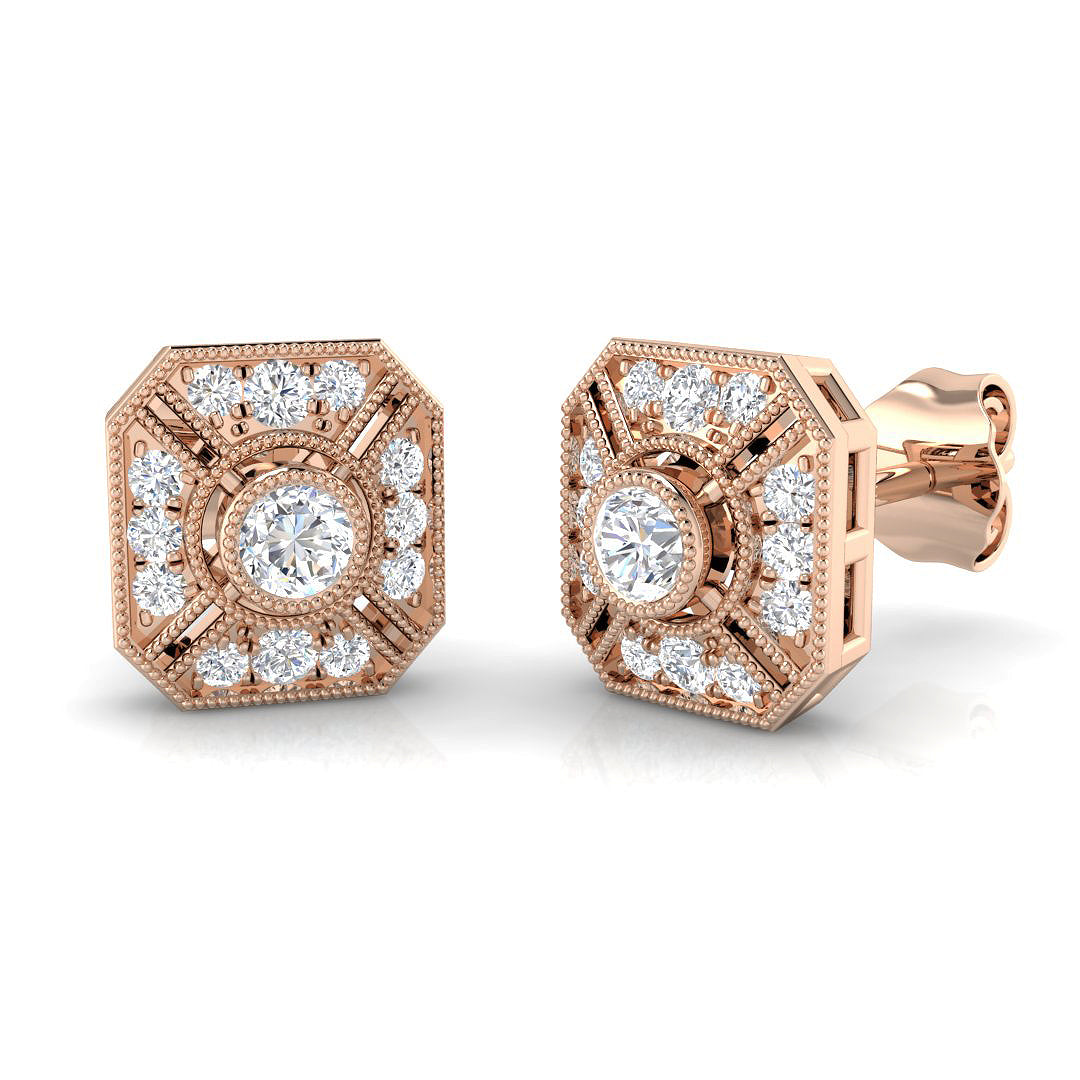 SE4607 — Earrings - 9k Rose Gold