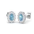 SE4610 — Earrings - 9 KT White Gold