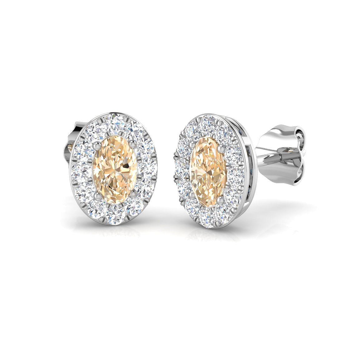 SE4610 — Earrings - 9k White Gold