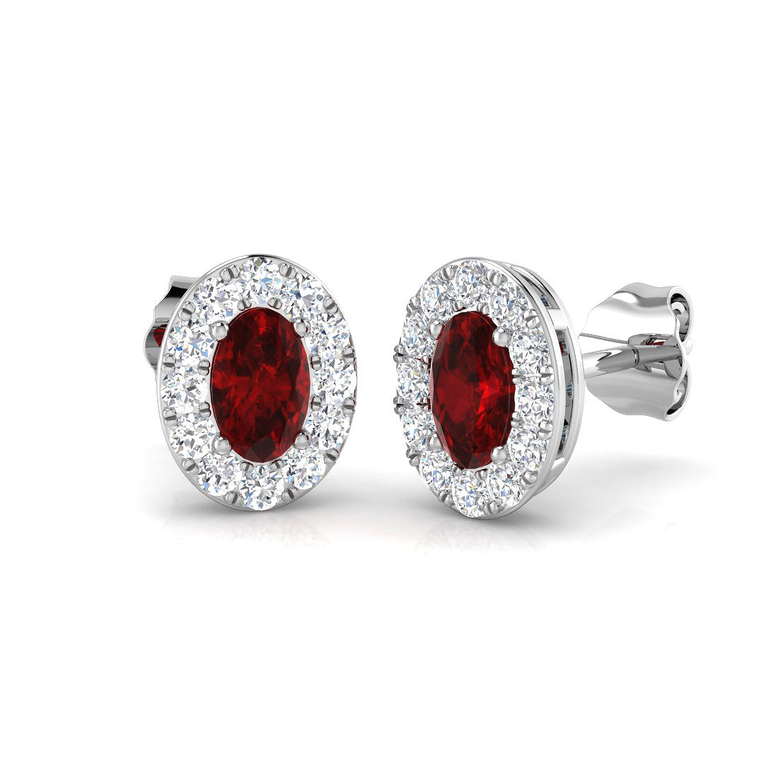 SE4610 — Earrings - 9k White Gold