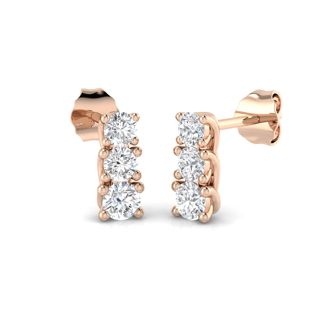 SE4619 — Earrings - 9k Rose Gold