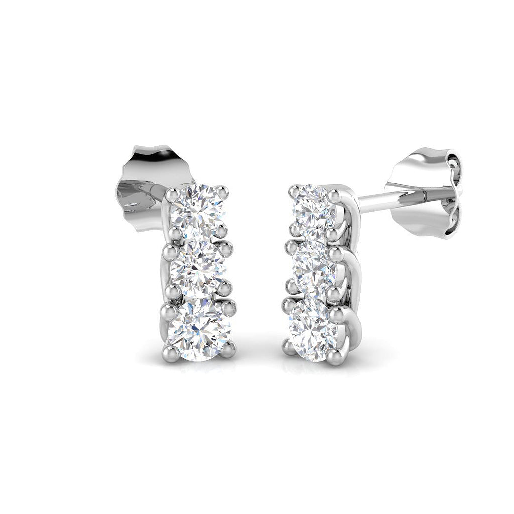 SE4619 — Earrings - 9k White Gold