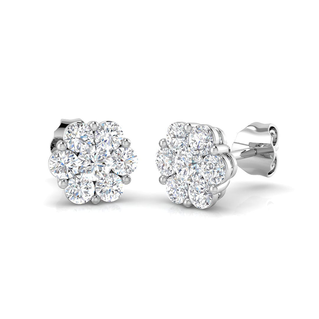 SE4620 — Earrings - 9k White Gold