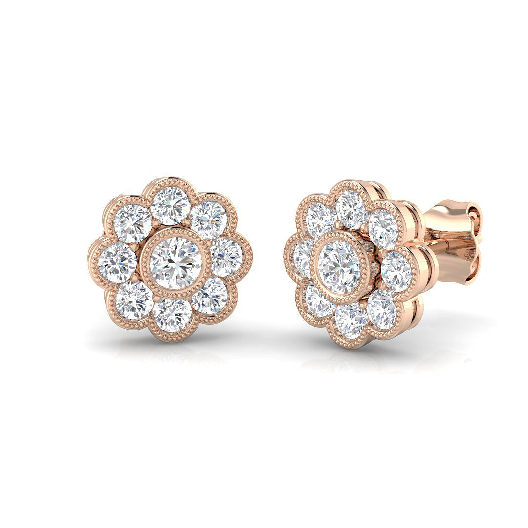 SE4621 — Earrings - 9k Rose Gold