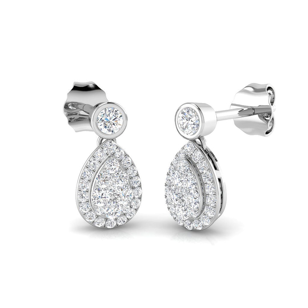 SE4637WG) — Earrings - 18k White Gold