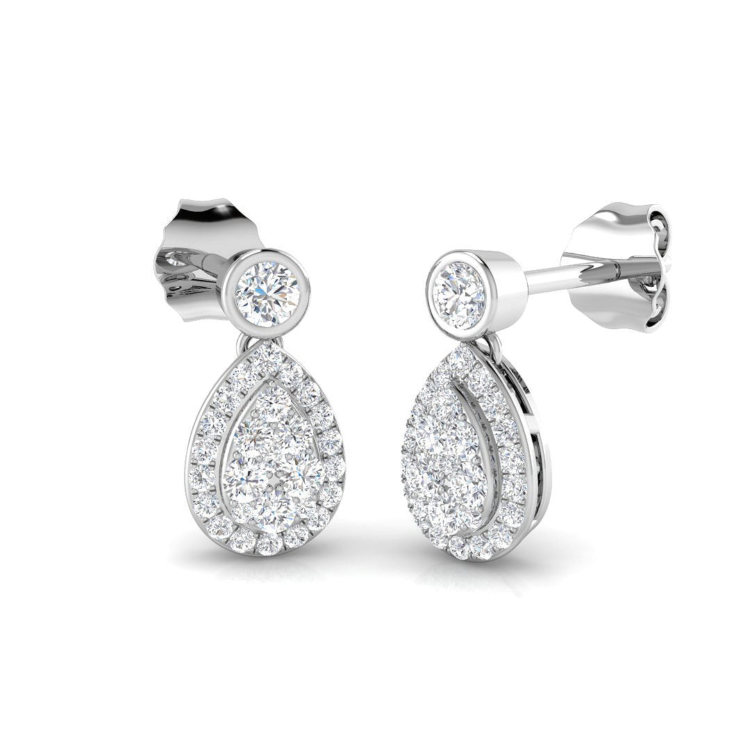 SE4637 — Earrings - 9k White Gold