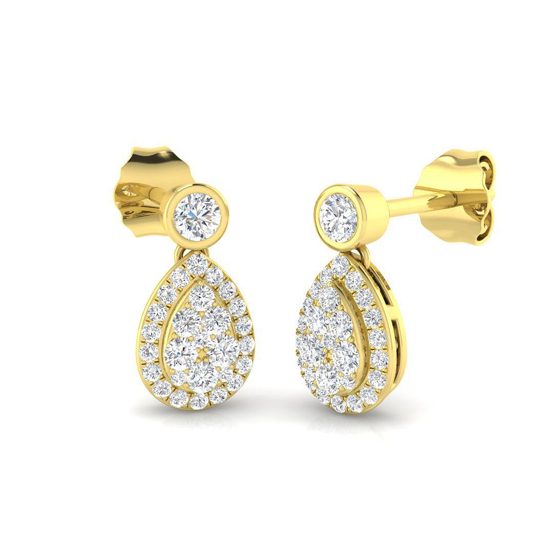 SE4637 — Earrings - 9k Yellow Gold