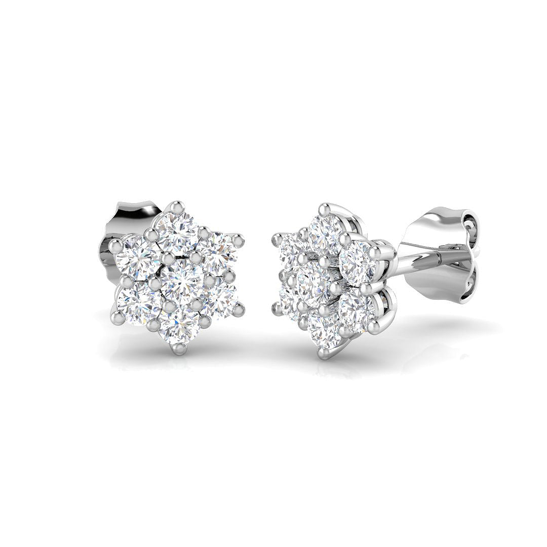 SE4640 — Earrings - 9k White Gold