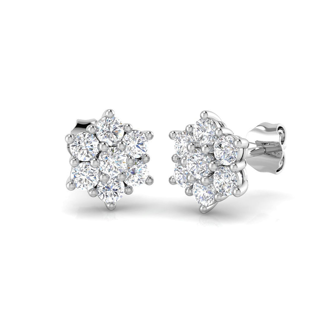 SE4641 — Earrings - 9k White Gold