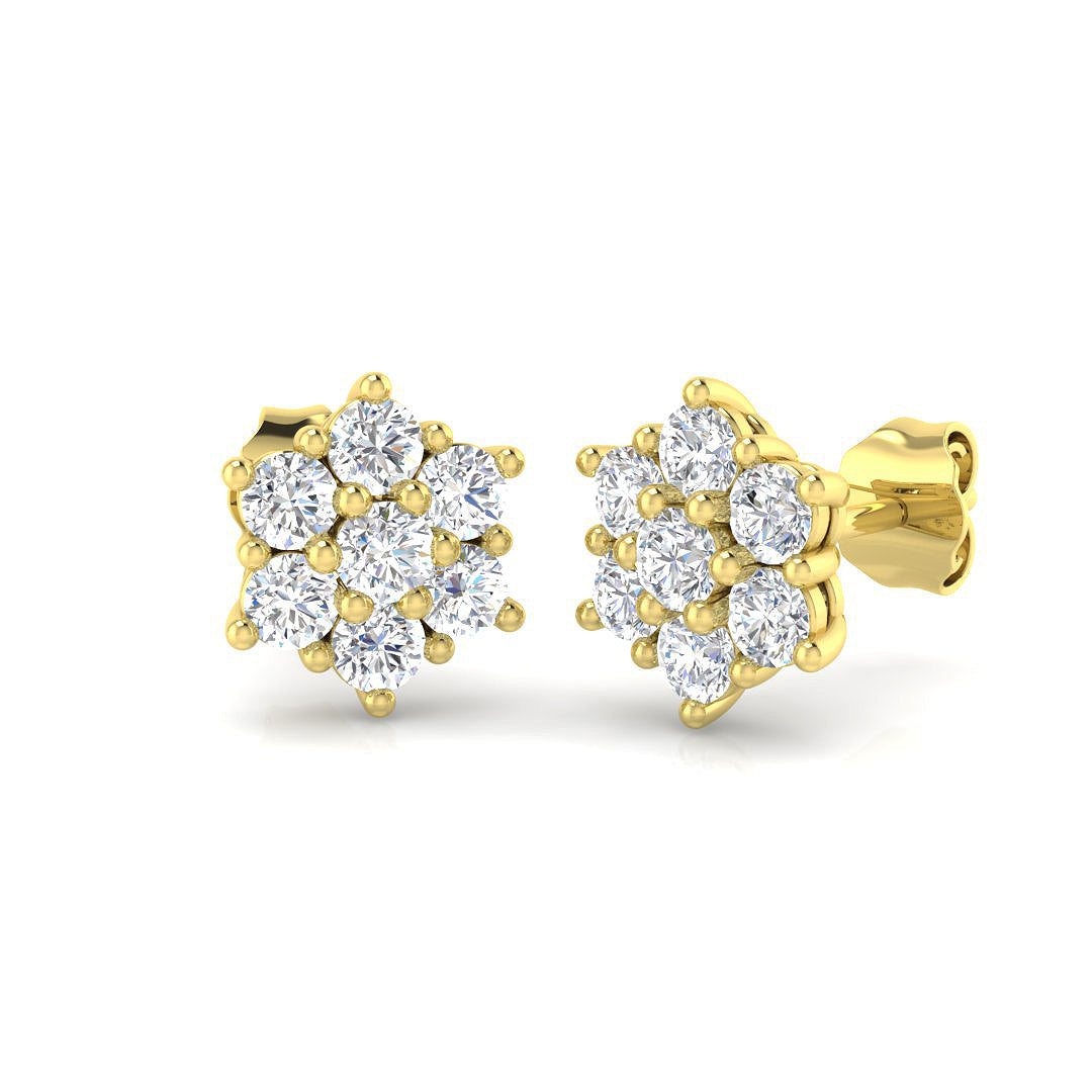 SE4641 — Earrings - 9k Yellow Gold