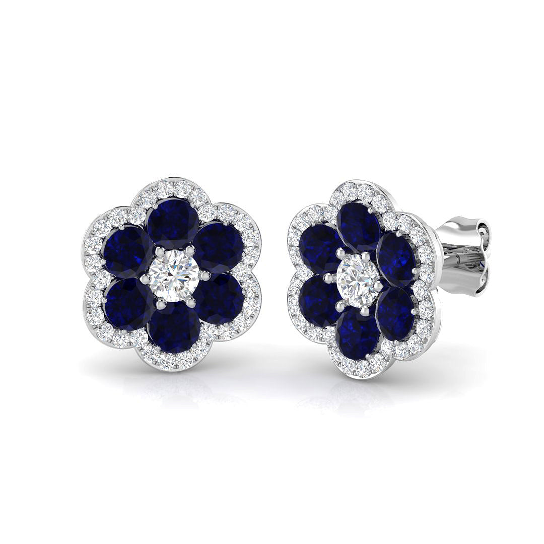 SE4644 — Earrings - 9k White Gold