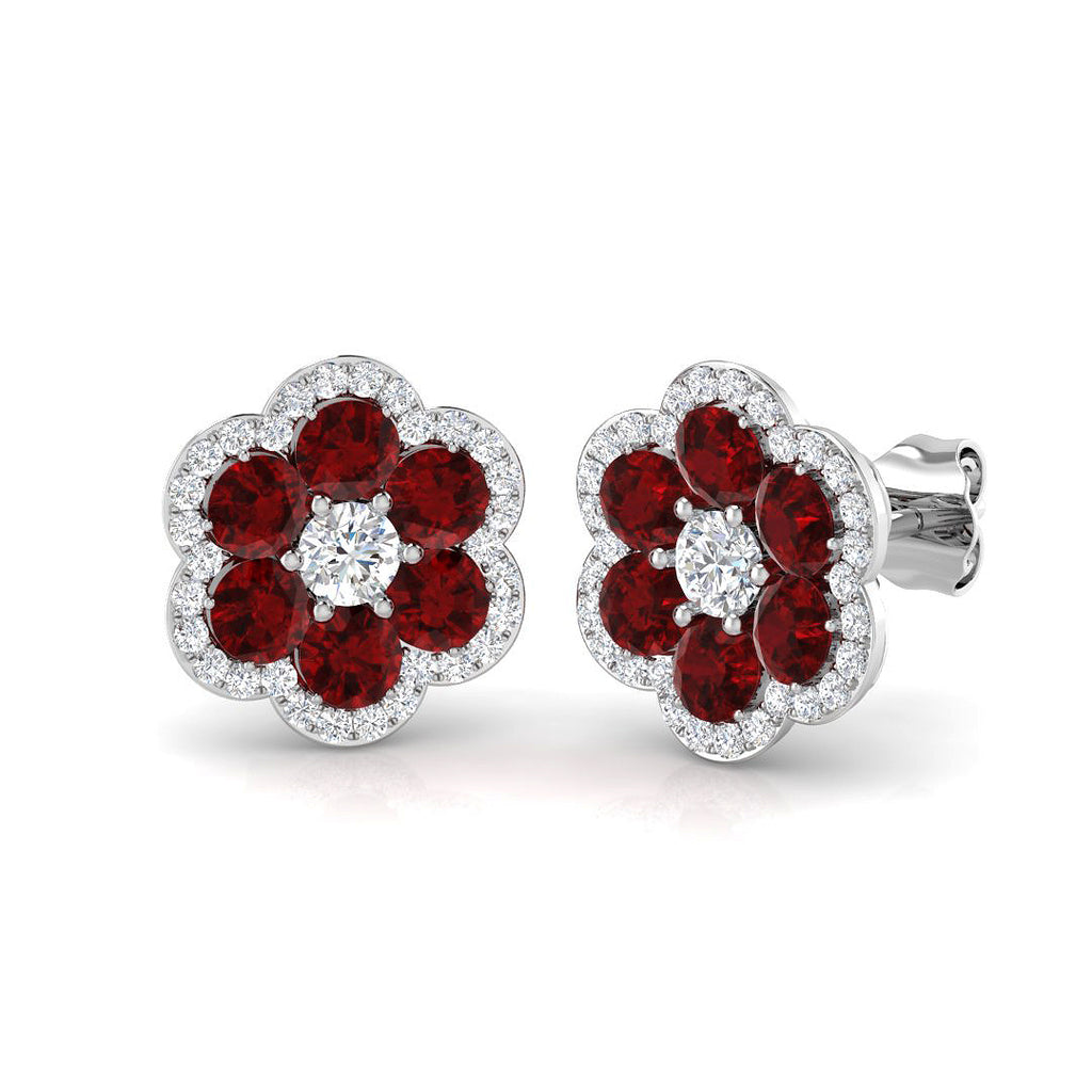 SE4644 — Earrings - 9k White Gold