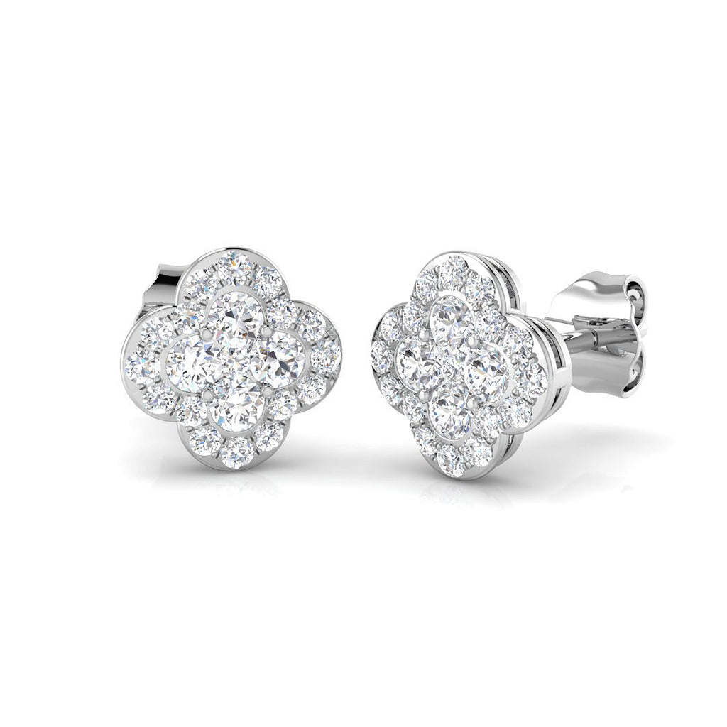 SE4645 — Earrings - 9k White Gold