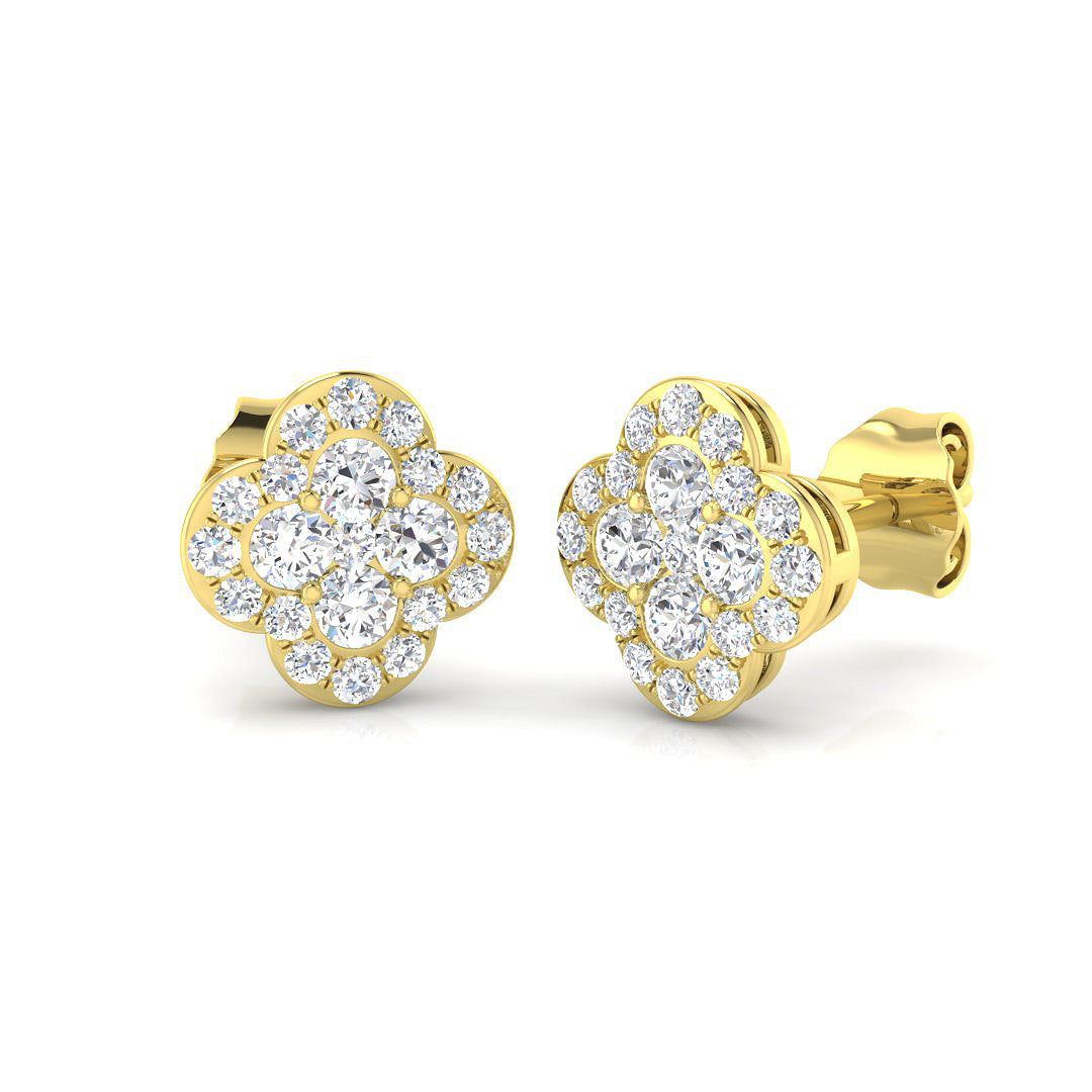 SE4645 — Earrings - 9k Yellow Gold