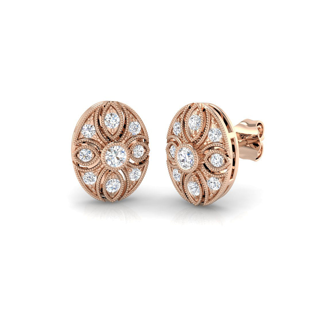 SE4663 — Earrings - 9k Rose Gold