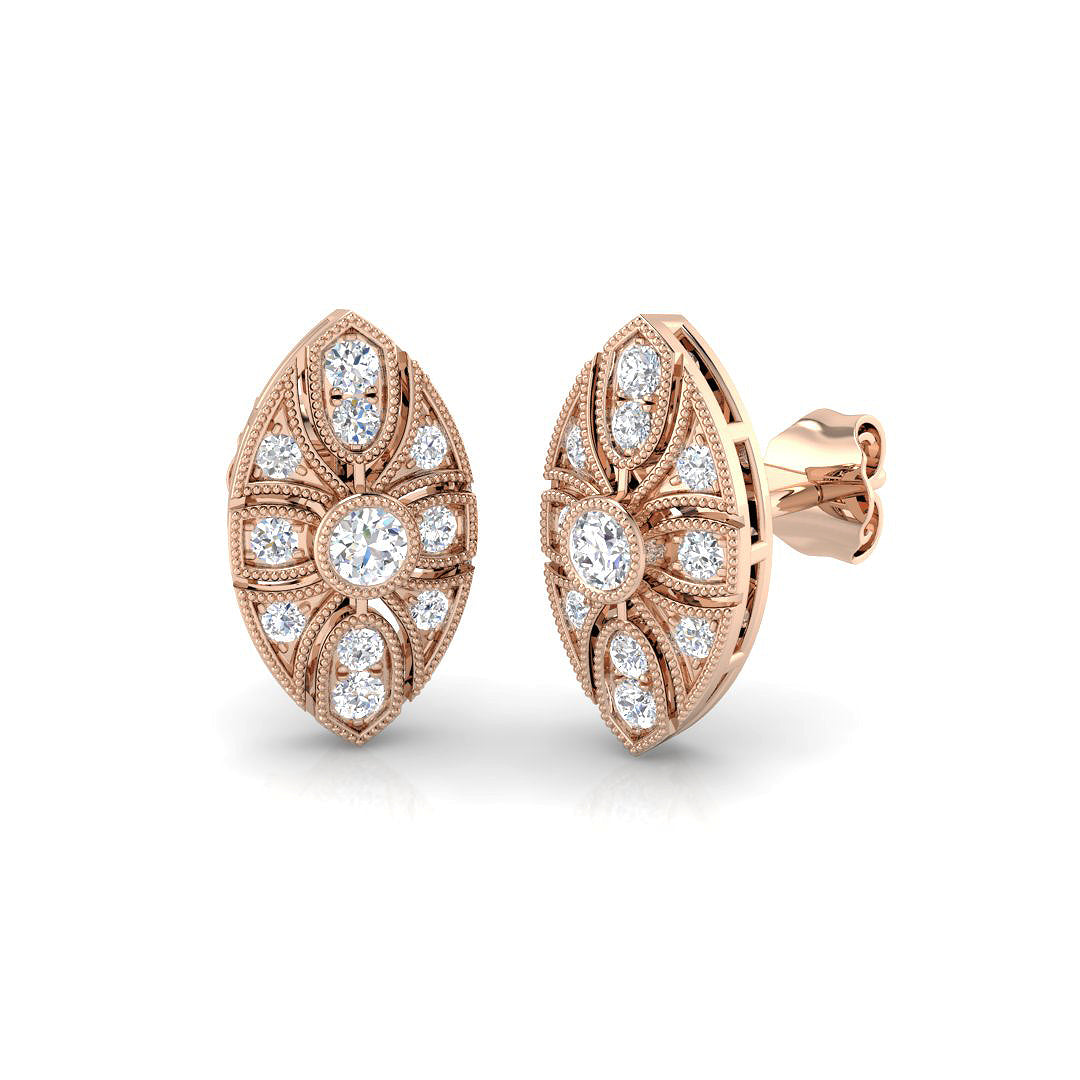 SE4664 — Earrings - 9k Rose Gold