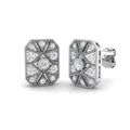 SE4666 — Earrings - 9k White Gold
