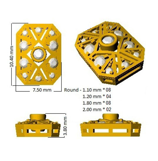 SE4666 — Earrings - 9k Yellow Gold detail