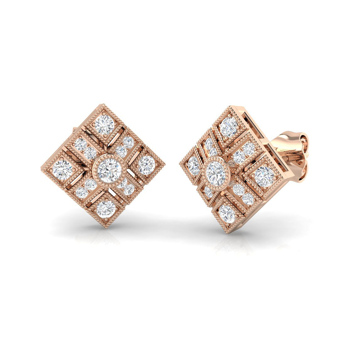 SE4667 — Earrings - 9k Rose Gold