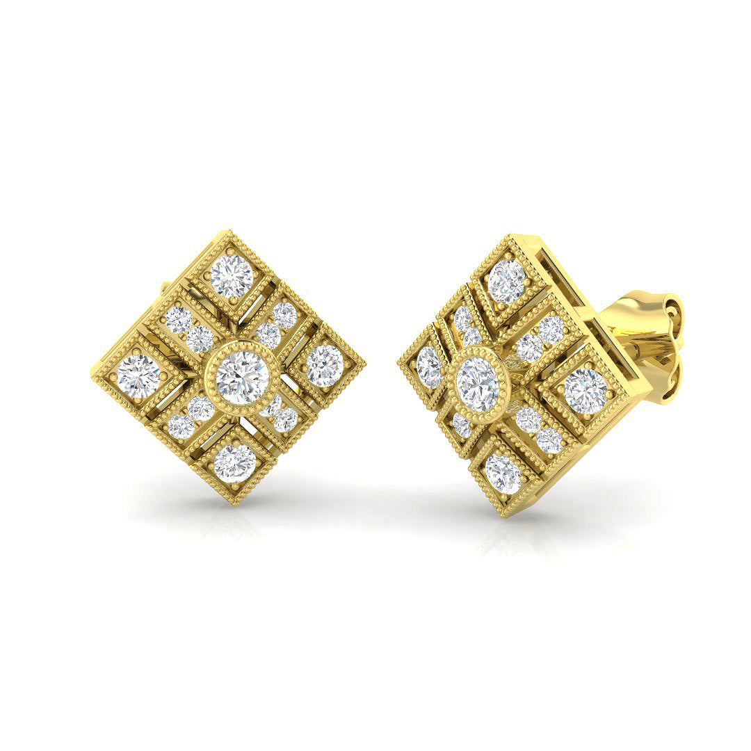 SE4667 — Earrings - 9k Yellow Gold