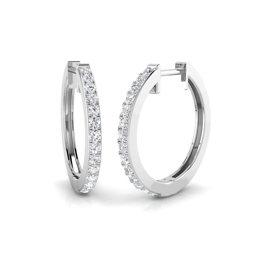 SE4670 — Earrings - 9k White Gold