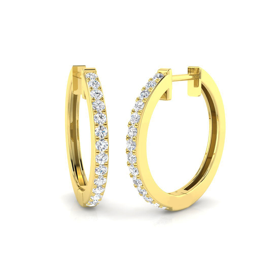 SE4670 — Earrings - 9k Yellow Gold