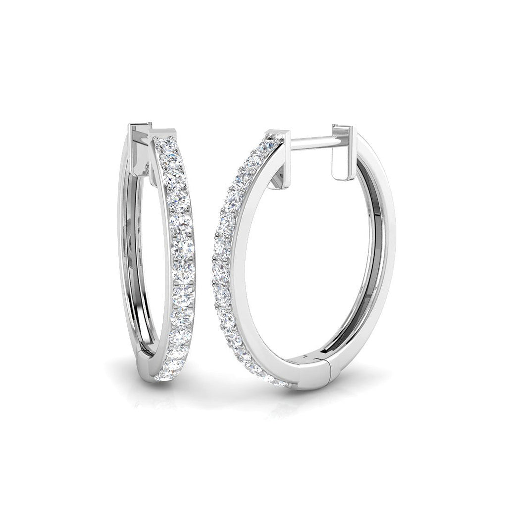 SE4671 — Earrings - 9k White Gold