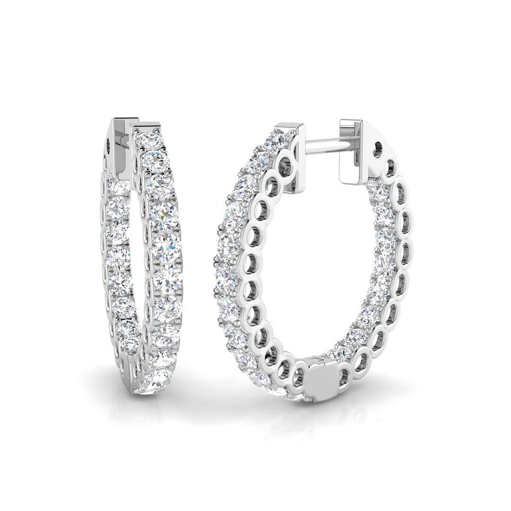 SE4672 — Earrings - 9k White Gold