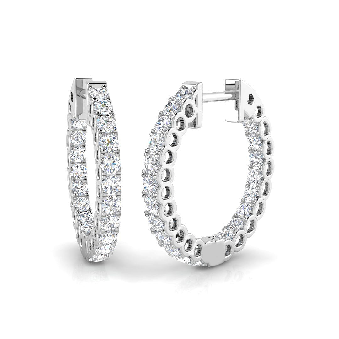 SE4672 — Earrings - 9k White Gold