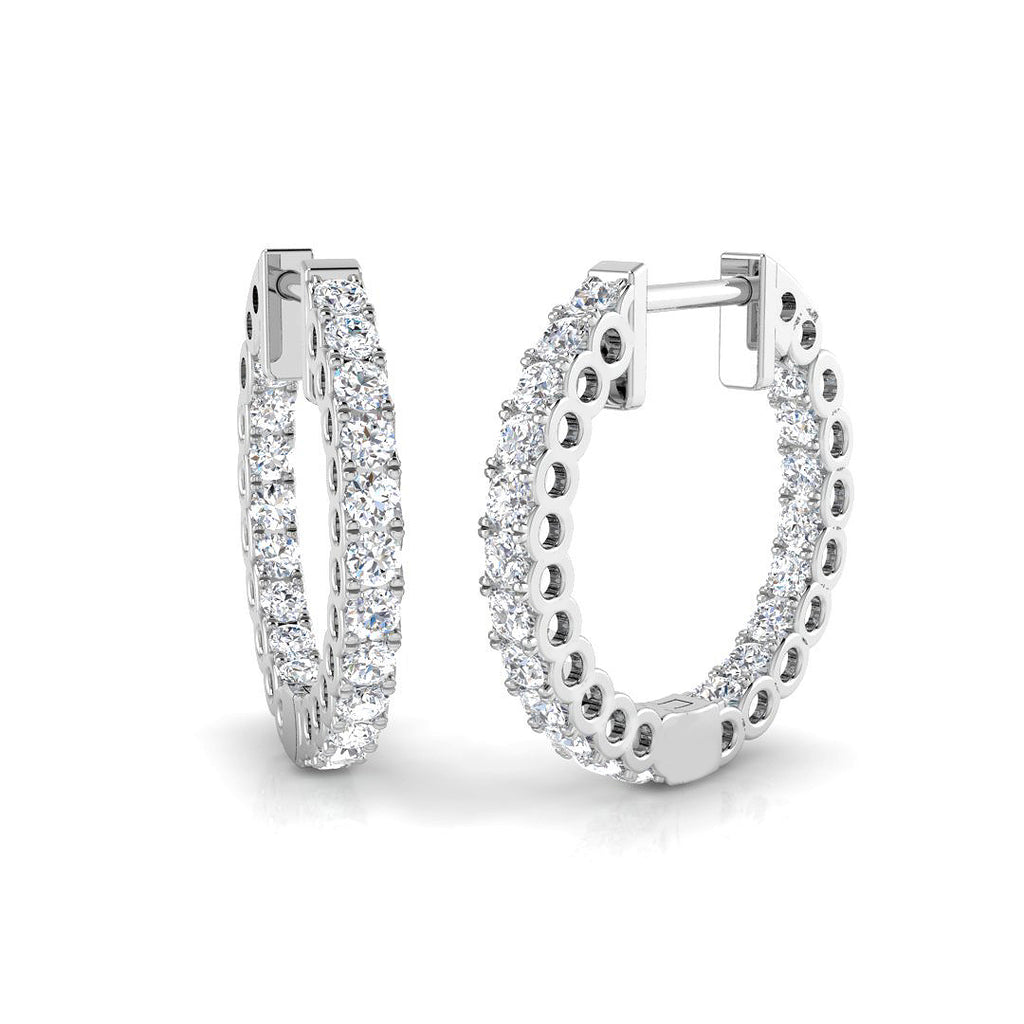 SE4673 — Earrings - 9k White Gold