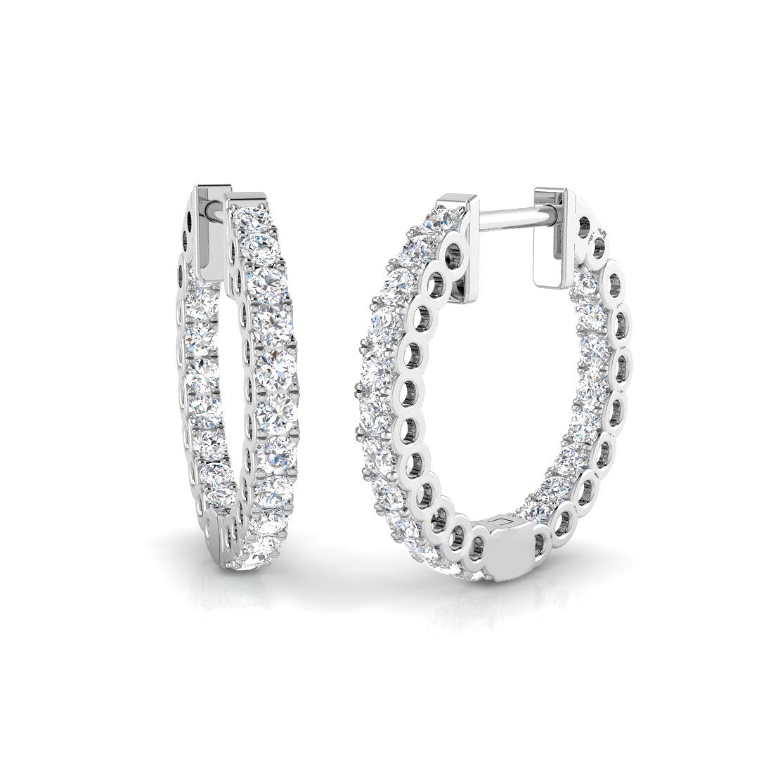 SE4673 — Earrings - 9k White Gold