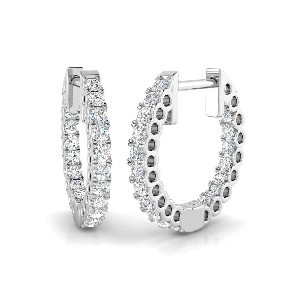 SE4674 — Earrings - 9k White Gold