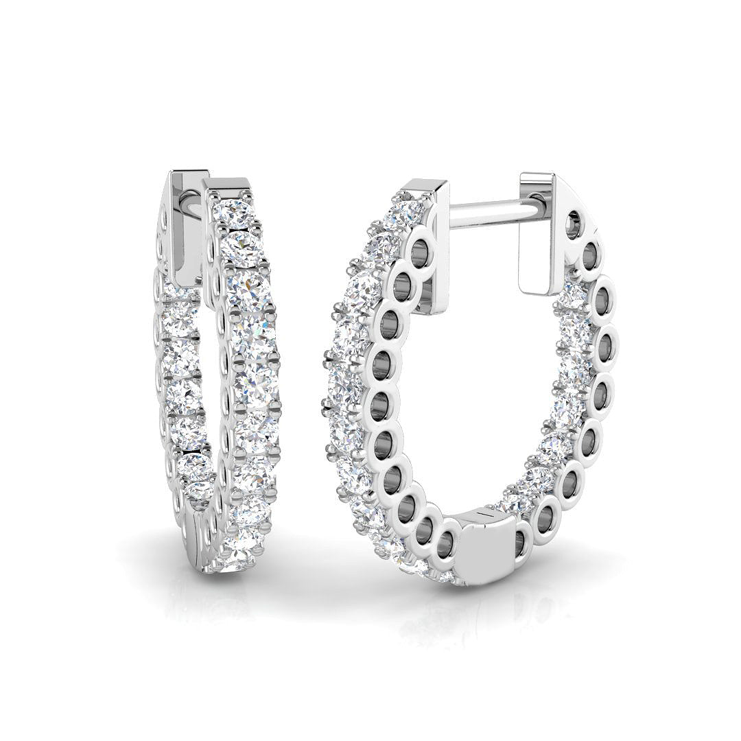 SE4674 — Earrings - 9k White Gold