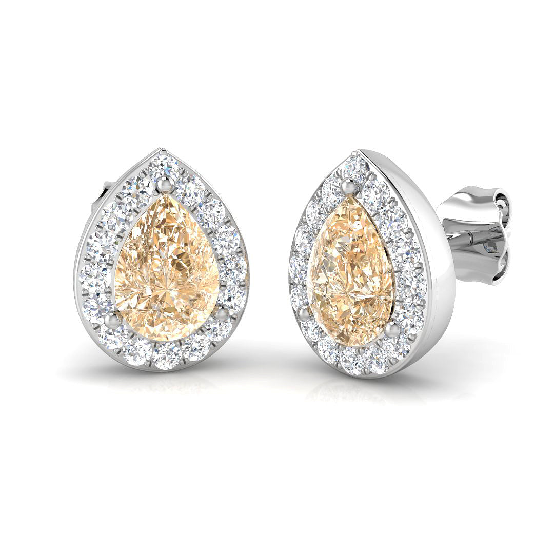 SE4687 — Earrings - 9k White Gold