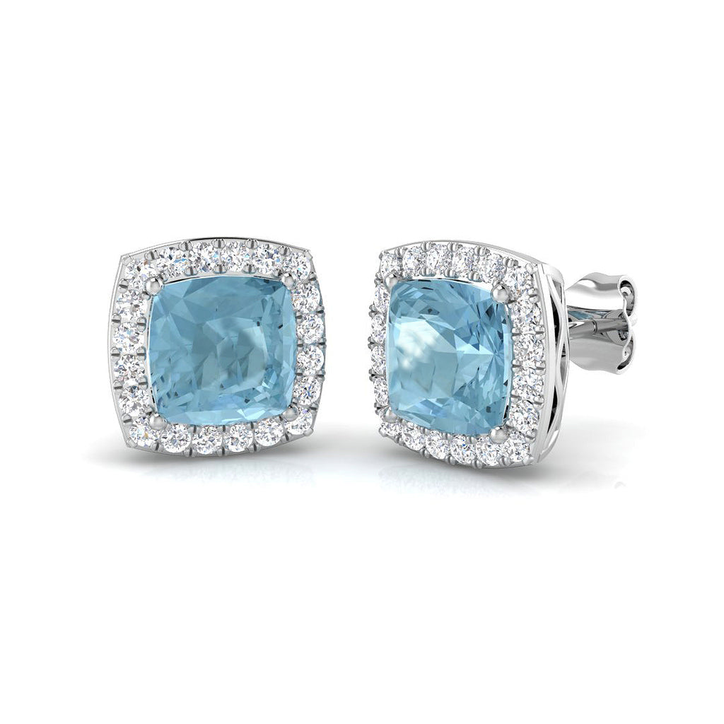 SE4689 — Earrings - 9k White Gold