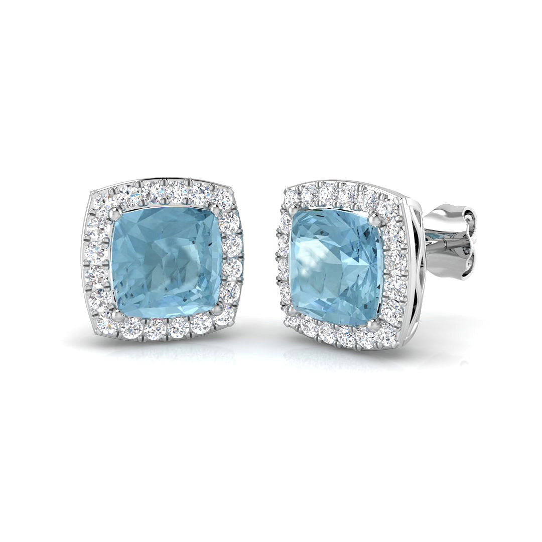 SE4689 — Earrings - 9k White Gold