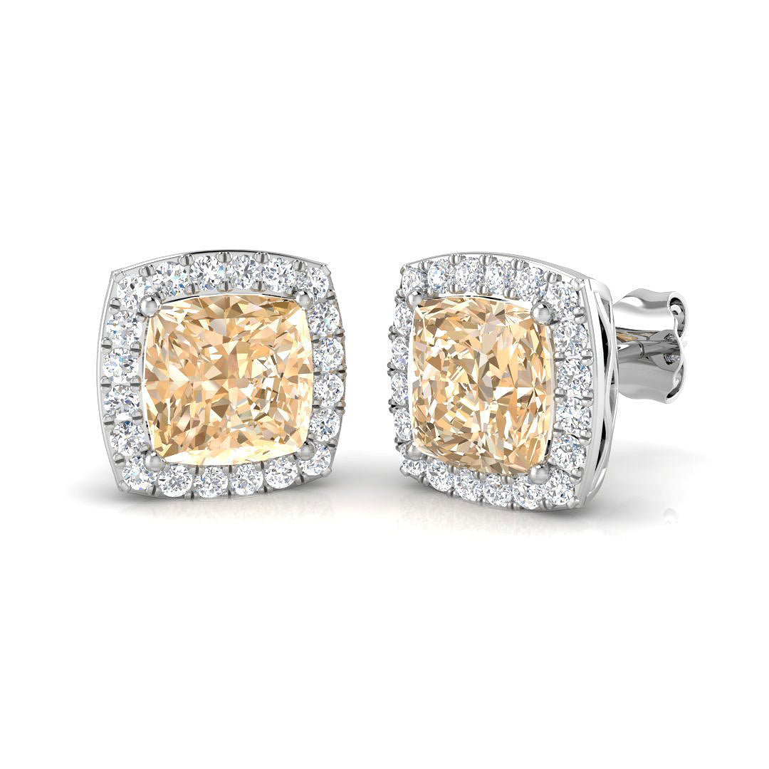 SE4689 — Earrings - 9k White Gold