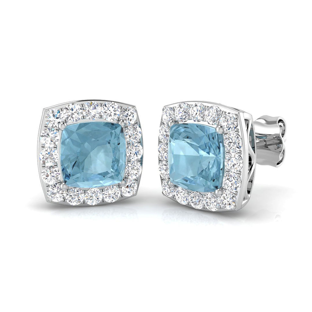 SE4690 — Earrings - 9k White Gold